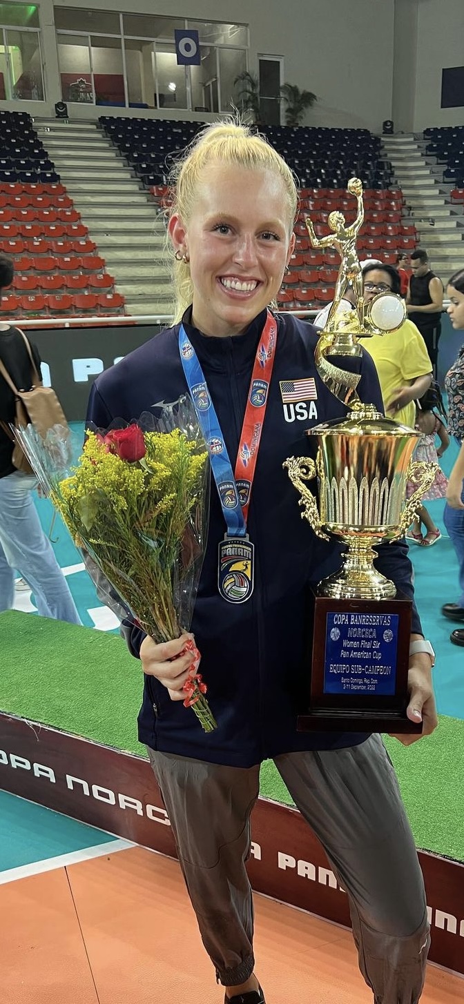 Alli Linnehan professional volleyball portrait