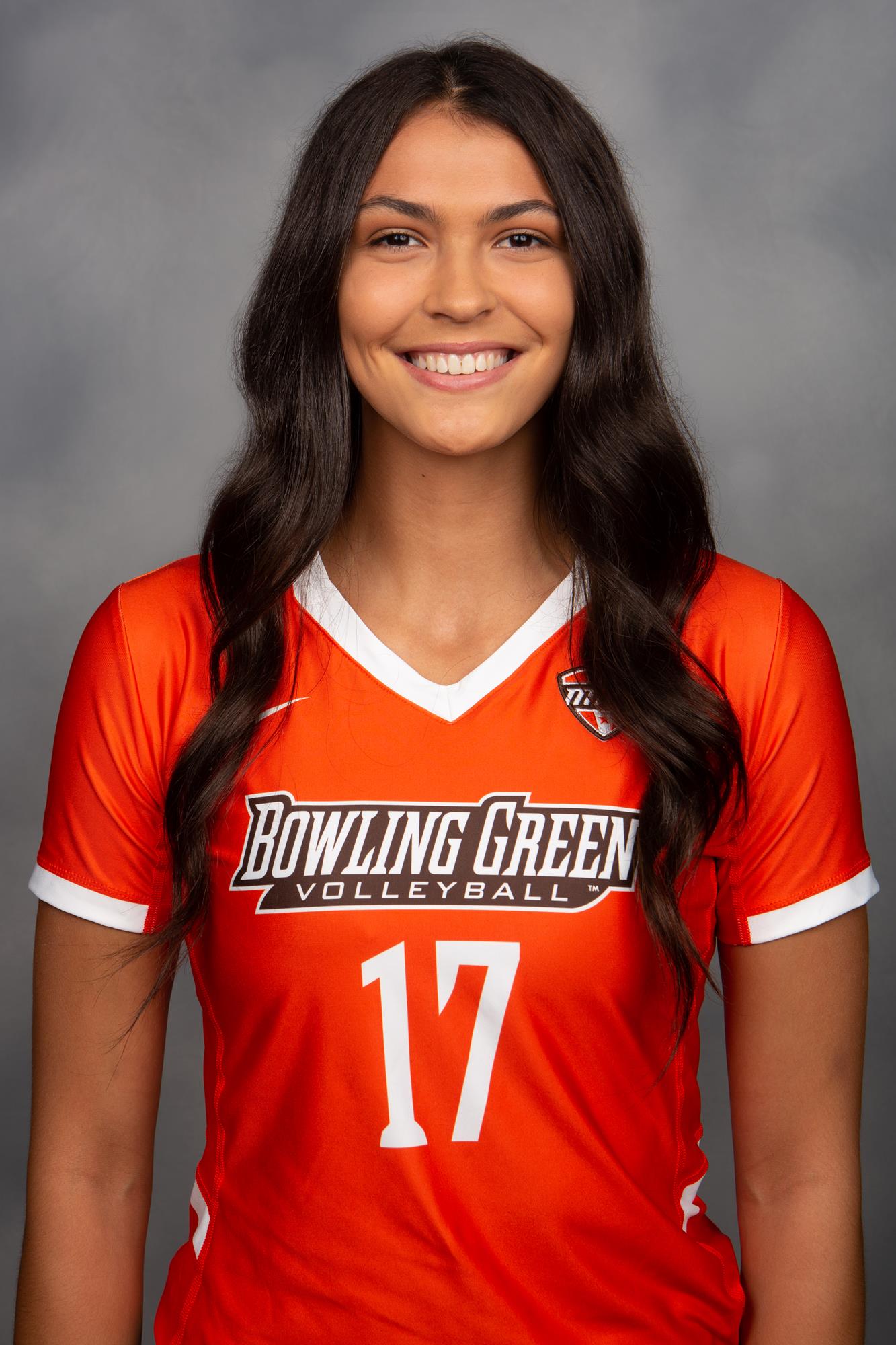 Katie Kersh collegiate volleyball portrait