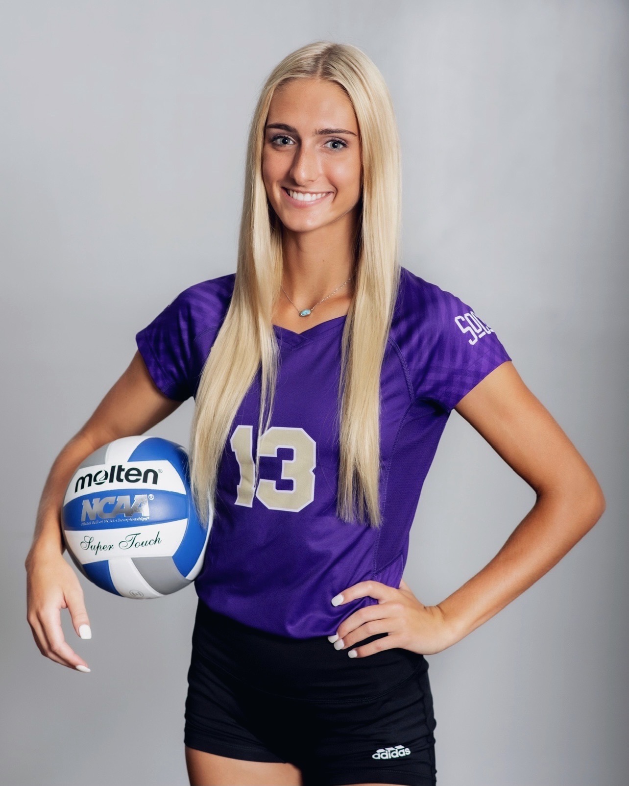 Merry Novak collegiate volleyball portrait